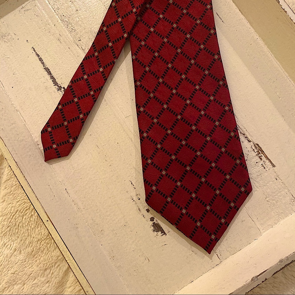 Silk Argyle Necktie